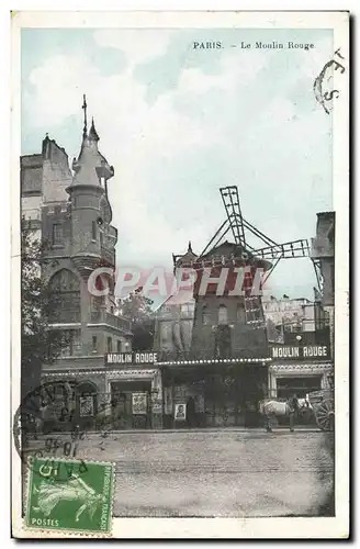 Cartes postales Paris Le Moulin Rouge