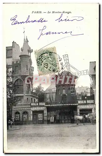 Cartes postales Paris Le Moulin Rouge