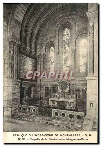 Ansichtskarte AK Basilique du Sacre Coeur de Montmartre V N Chapelle de la Bienhereuse Marguerite Marie