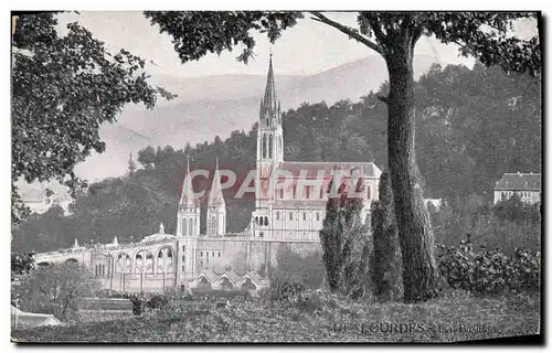 Cartes postales Lourdes La Basilique