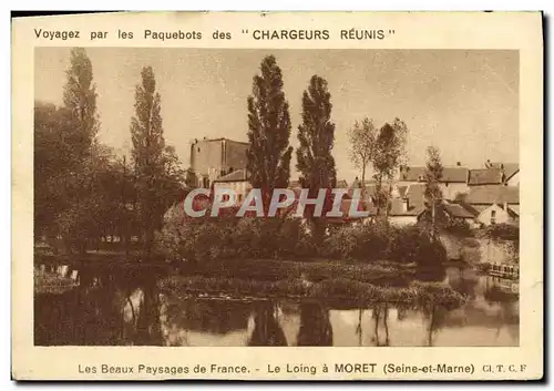 Cartes postales Les Beaux Pasages de France Le Loing a Moret