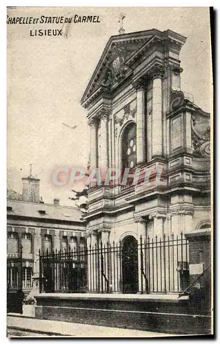 Cartes postales Chapelle et Statue du Carmel Lisieux