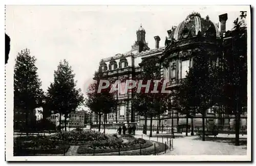 Ansichtskarte AK Tourcoing Square de l Hotel de Ville