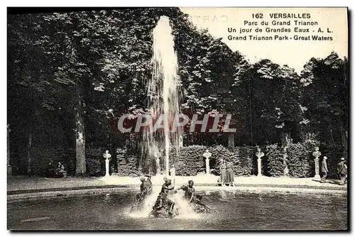 Cartes postales Versailles Parc du Grand Trianon Un jour de Grandes Eaux