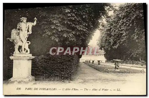 Cartes postales Parc de Versailles L Allee d Eau