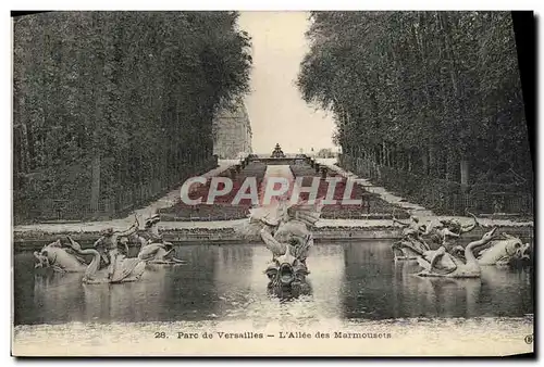 Ansichtskarte AK Parc de Versailles L Allee des Marmousets