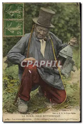 Cartes postales La Normandie Pittoresque Gars de Falaise Folklore