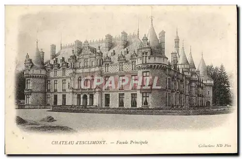 Ansichtskarte AK Chateau d Esclimont Facade Principale