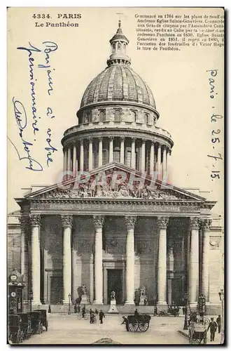 Cartes postales Paris Le Pantheon