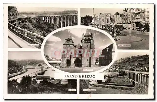 Cartes postales moderne Saint Brieuc Pont de Toupin Place Duguesclin Le Legue Viaduc de Souzain