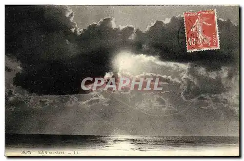 Cartes postales Soleil couchant