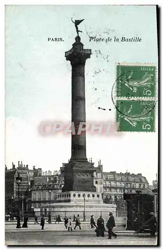 Cartes postales Paris Place de la Bastille