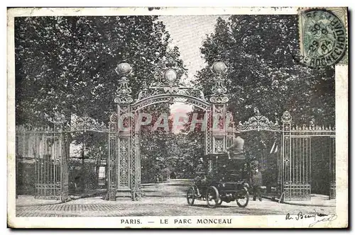 Cartes postales Paris Le Parc Monceau