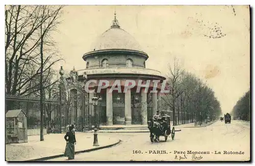 Ansichtskarte AK Paris Parc Monceau La Rotonde