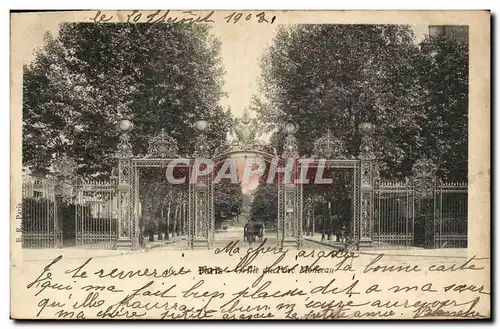 Cartes postales Paris Grille du Parc Monceau