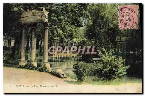 Cartes postales Paris Le Parc Monceau