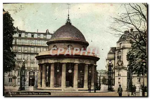 Cartes postales Paris Rotonde du Parc Monceau