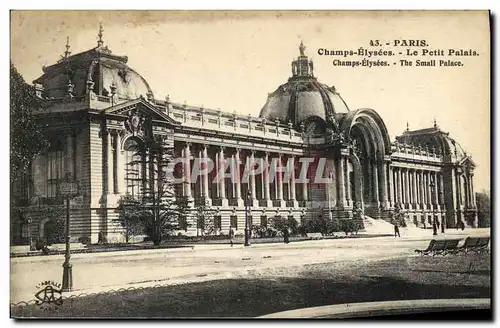 Ansichtskarte AK Paris Champs Elysees Le Petit Palais