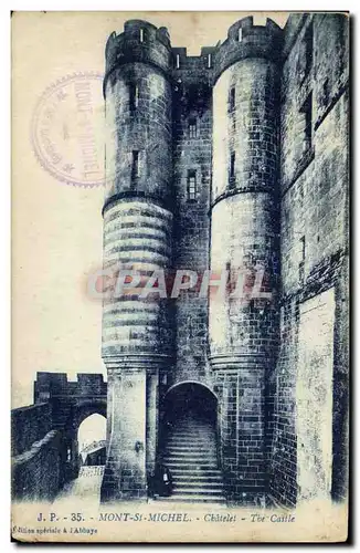 Cartes postales Mont St Michel Chatelet