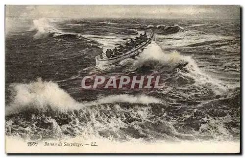 Cartes postales Bateau de Sauvetage