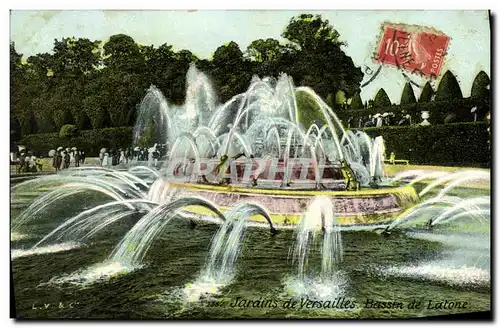 Ansichtskarte AK Jardins de Versailles Bassin de Latone