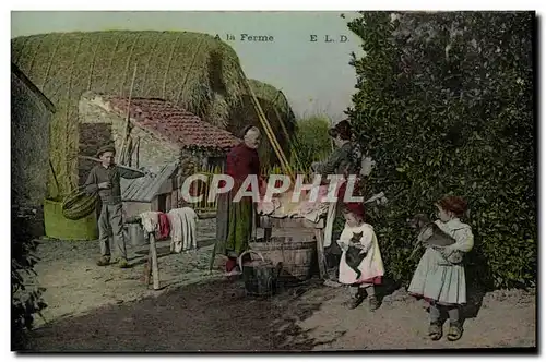 Cartes postales A la Ferme Paysans