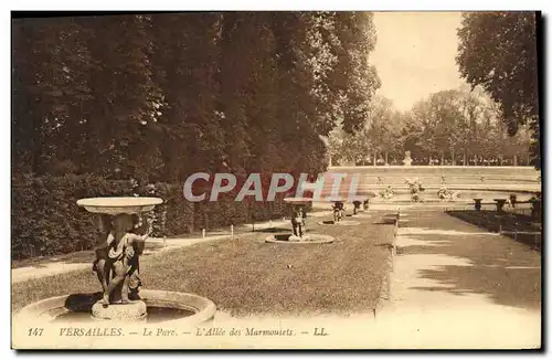 Ansichtskarte AK Versailles Le Parc L Allee des Marmousets