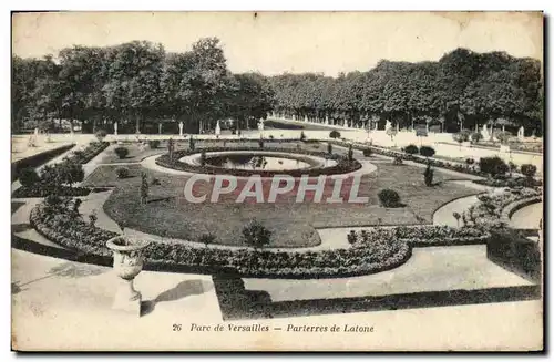 Ansichtskarte AK Parc de Versailles Parterres de Latone