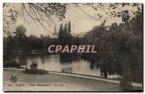 Ansichtskarte AK Paris Parc Montsouris Le Lac