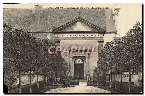 Cartes postales Auray La Chapelle sepulcrale de la Charteuse