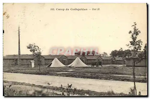Ansichtskarte AK Au Camp de Coetquidan Militaria