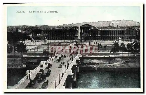 Cartes postales Paris La Place de la Concorde