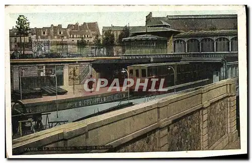 Ansichtskarte AK Paris Le Metropolitain Metro Bastille