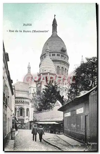 Ansichtskarte AK Paris Rue de la Barre Montmartre