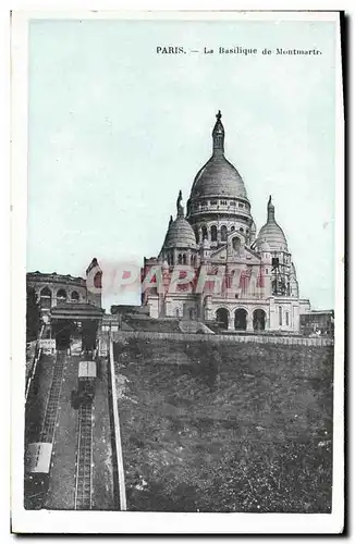 Cartes postales Paris La Basilique de Montmartre