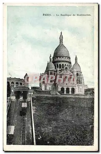 Cartes postales Paris La Basilique de Montmartre