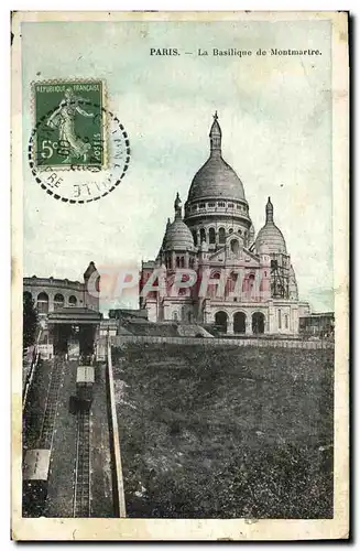 Cartes postales Paris La Basilique de Montmartre