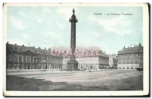 Cartes postales Paris La Colonne Vendome