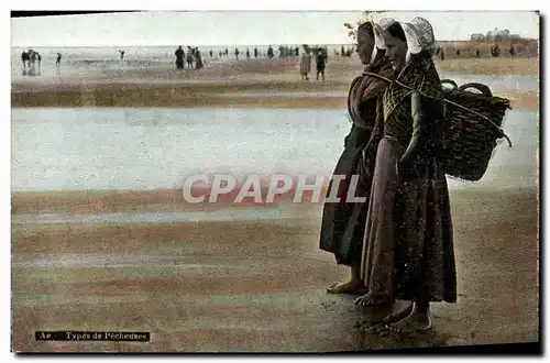 Cartes postales Ae Types de Pecheuses Femme Folklore