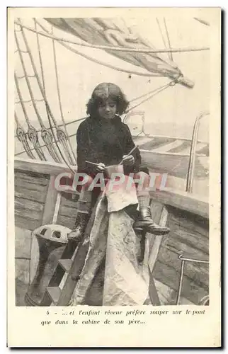 Cartes postales Enfant Marin Matelot