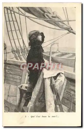 Cartes postales Enfant Marin Matelot