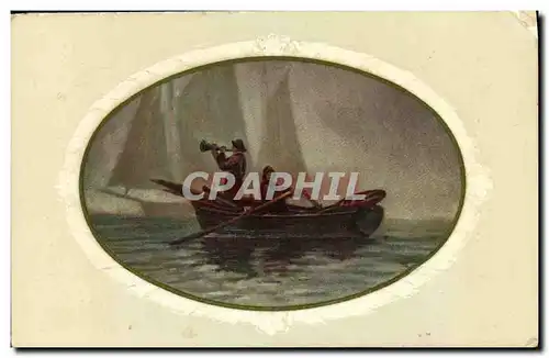 Cartes postales Barque de peche