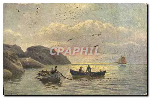 Cartes postales Barques de peche