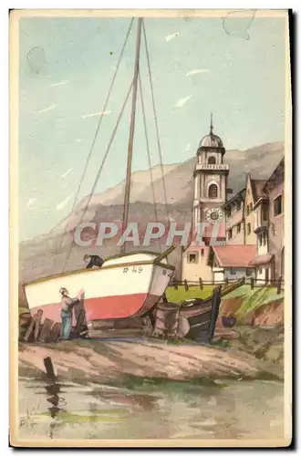 Cartes postales Bateau de peche