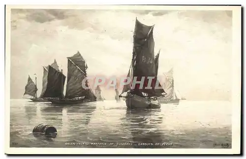 Cartes postales Barques de Peche Marootte de Quivieres