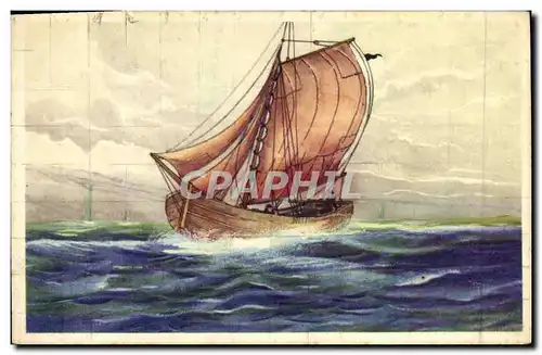 Cartes postales Bateau Barque de peche