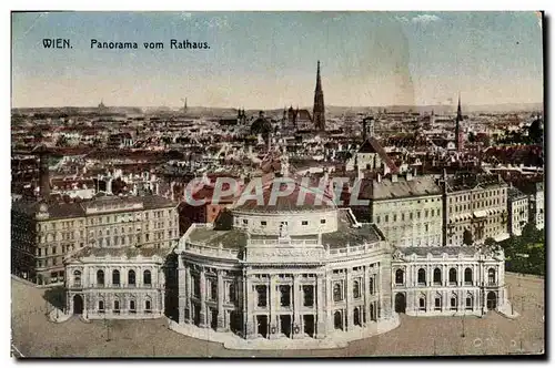 Cartes postales Wien Panorama Vom Rathaus
