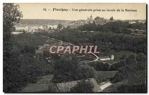 Ansichtskarte AK Flavigny Vue Generale Prise au Lavoir de la Recluse