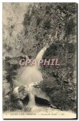 Cartes postales Bourg Saint Martin Cascade du Gotlet