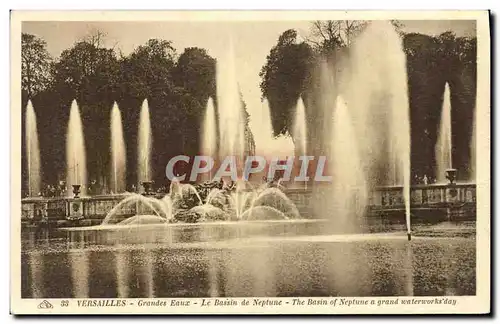 Ansichtskarte AK Versailles Grandes Eaux Le Bassin de Neptune